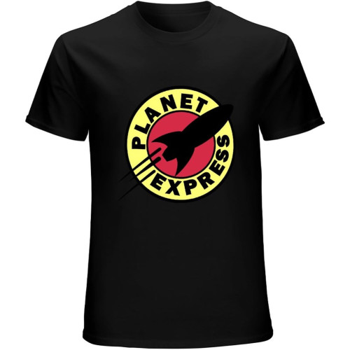 Planet Express Logo Men's T-Shirt Unisex Tee Black Shirt