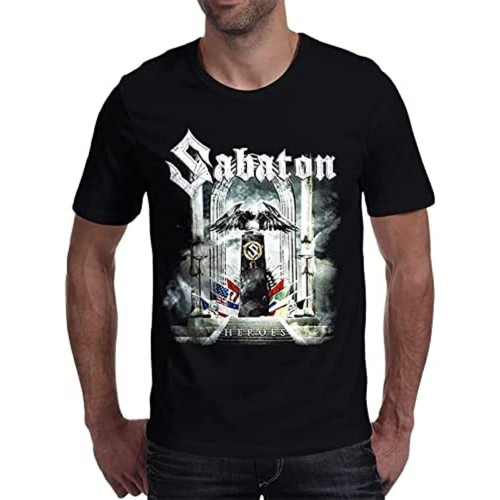 Menbone Casual Men's T Shirt Fashion Sabaton Printed T-Shirts Male Short Sleeve Camisetas Tops&Tees Menbone Casual Men's T Shirt Fashion Sabaton Printed T-Shirts Male Short Sleeve Camisetas Tops&Tees
