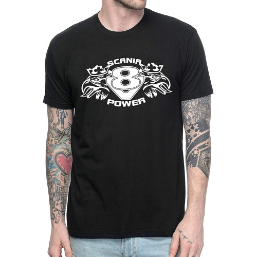 Scania V8 Power Graphic Tee Shirt Casual Tops Men O Neck T Shirt Adult Tee Shirt Scania V8 Power Graphic Tee Shirt Casual Tops Men O Neck T Shirt Adult Tee Shirt