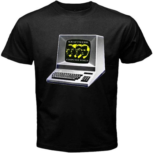 Kraftwerk Computer World Electro Men's Fashion Graphic Tee T-Shirt