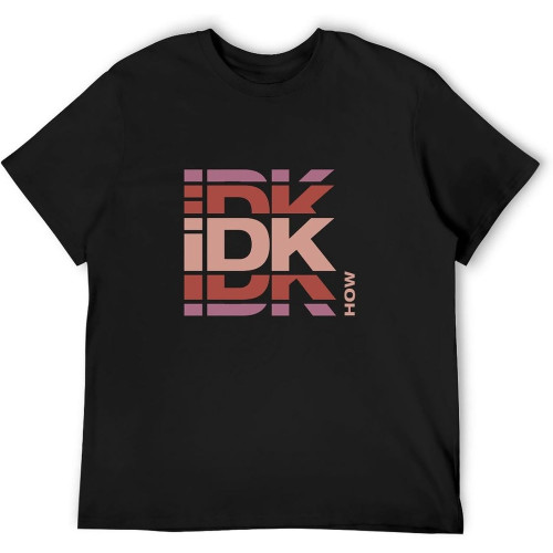 Idkhow Branded Logo Tee T-Shirt Mens Unisex Idkhow Branded Logo Tee T-Shirt Mens Unisex