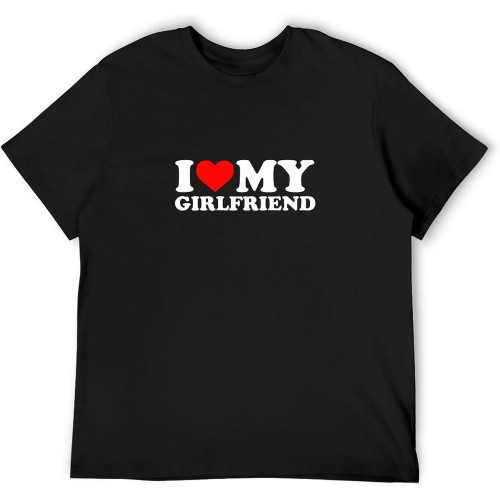 I Love My Girlfriend Shirt I Heart My Girlfriend Shirt Gf T-Shirt Black Text Graphic Tee Men's Shirt I Love My Girlfriend Shirt I Heart My Girlfriend Shirt Gf T-Shirt Black Text Graphic Tee Men's Shirt