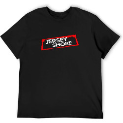 I Love The Jersey Shore T-Shirt Graphic Top Printed Tee Shirt for Mens