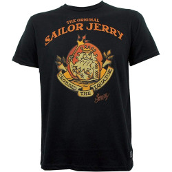 Sailor Jerry Tattoo Neptune Men's Cotton T-Shirt Black Shirt Top Tee Sailor Jerry Tattoo Neptune Men's Cotton T-Shirt Black Shirt Top Tee