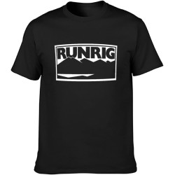 Runrig Men's Cotton T-Shirt Black Shirt Top Tee Runrig Men's Cotton T-Shirt Black Shirt Top Tee