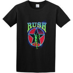 Rush Starman 2112 Men's Cotton T-Shirt Black Shirt Top Tee Rush Starman 2112 Men's Cotton T-Shirt Black Shirt Top Tee