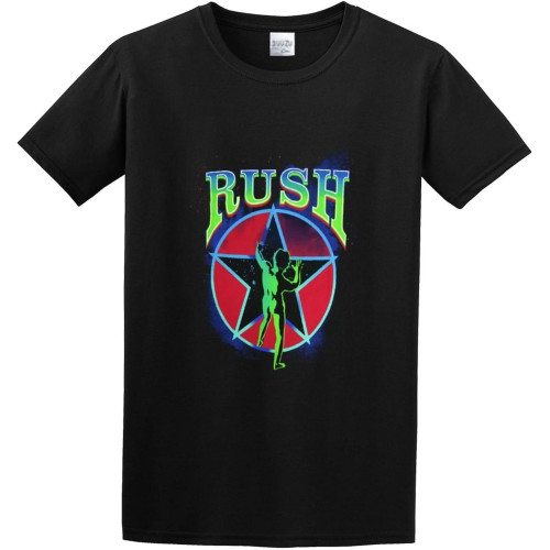 Rush Starman 2112 Men's Cotton T-Shirt Black Shirt Top Tee