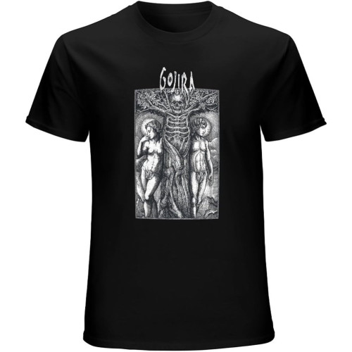 Men' Gojira Band Tee Concert Men Black Cotton T-Shirt Black Men' Gojira Band Tee Concert Men Black Cotton T-Shirt Black