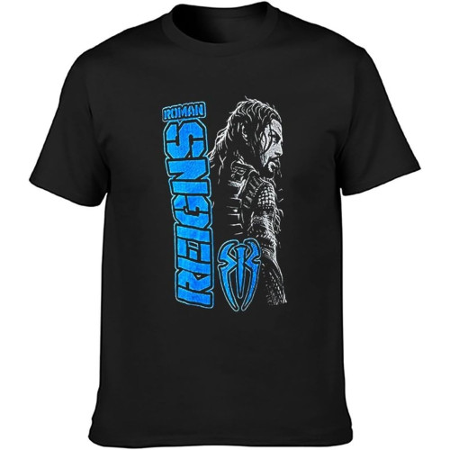 Roman Reigns Big Dog Men's Cotton T-Shirt Black Shirt Top Tee Roman Reigns Big Dog Men's Cotton T-Shirt Black Shirt Top Tee