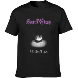 Saint Vitus Lillie F-65 Men's Cotton T-Shirt Black Shirt Top Tee Saint Vitus Lillie F-65 Men's Cotton T-Shirt Black Shirt Top Tee