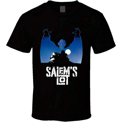 Salem'S Lot Vampire Horror Movie Book Men's Cotton T-Shirt Black Shirt Top Tee Salem'S Lot Vampire Horror Movie Book Men's Cotton T-Shirt Black Shirt Top Tee