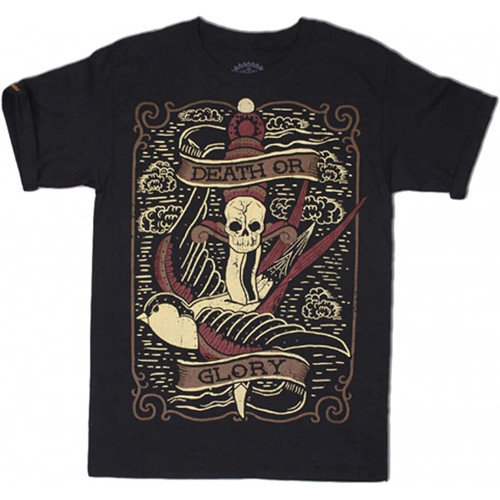 Salt ! La Brand Del Diablo Rockabilly Kultur Hot Rod Men's Cotton T-Shirt Black Shirt Top Tee