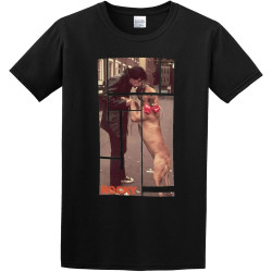 Rocky Rocky & Doggy Men's Cotton T-Shirt Black Shirt Top Tee Rocky Rocky & Doggy Men's Cotton T-Shirt Black Shirt Top Tee