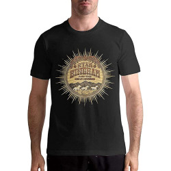 Ryan Bingham Men's Cotton T-Shirt Black Shirt Top Tee Ryan Bingham Men's Cotton T-Shirt Black Shirt Top Tee