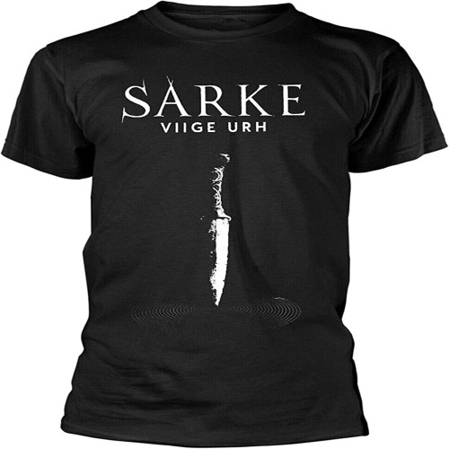 Sarke Viige Urh Men's Cotton T-Shirt Black Shirt Top Tee