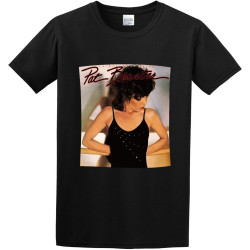 Men' T-Shirts Pat Benatar Crimes of Passion Black Men' T-Shirts Pat Benatar Crimes of Passion Black