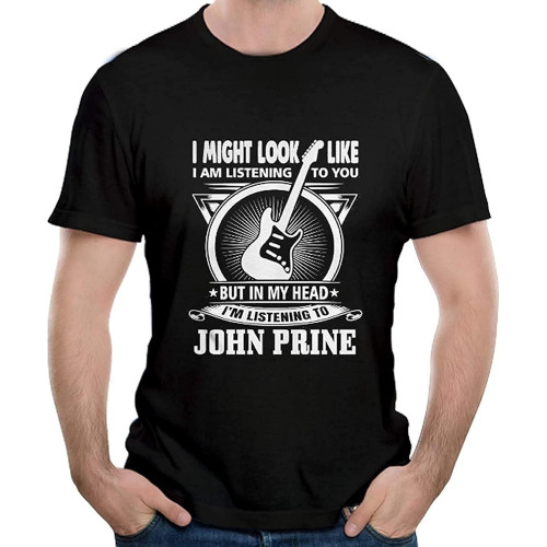 Men's John T-Shirts Prine T-Shirts Short Sleeve Men's John T-Shirts Prine T-Shirts Short Sleeve