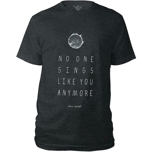 Chris No One Sings Like You Cornell Mens Top T-Shirt Chris No One Sings Like You Cornell Mens Top T-Shirt