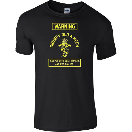 REME T-Shirt Royal Electrical and Mechanical Engineers,Grumpy A Mech t Shirts Mens