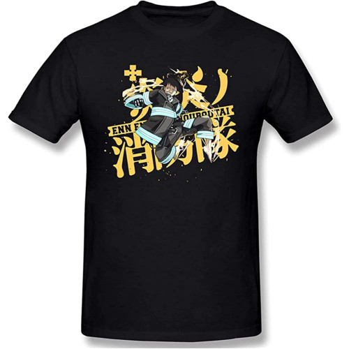 Shouboutai - Shinra Kusakabe T-Shirt Men's Fashion Cotton Short Sleeve Tee