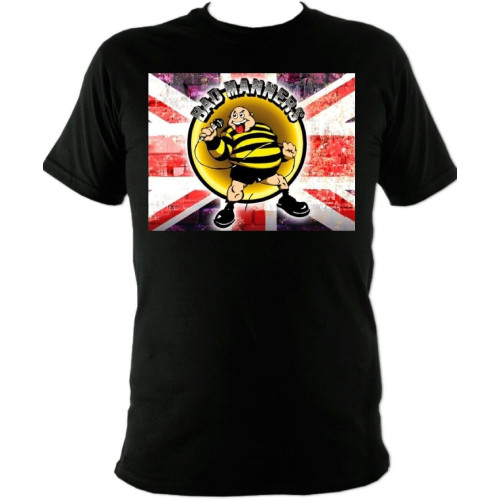 Bad Manners T Shirt Black