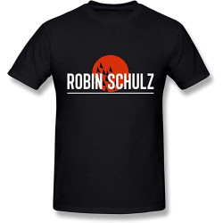 Robin Schulz Logo Printed Tee Graphic T-Shirt Funny Shirt for Mens Robin Schulz Logo Printed Tee Graphic T-Shirt Funny Shirt for Mens