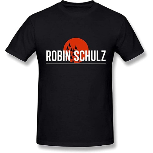 Robin Schulz Logo Printed Tee Graphic T-Shirt Funny Shirt for Mens Robin Schulz Logo Printed Tee Graphic T-Shirt Funny Shirt for Mens