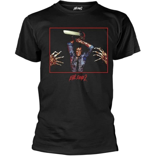 Chainsaw by Evil Dead 2 Men T-Shirt Quality Horror Chainsaw by Evil Dead 2 Men T-Shirt Quality Horror