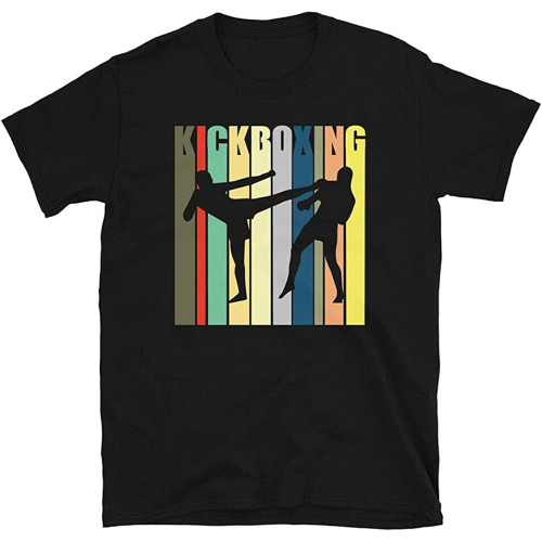 Kickboxing Fighter Training Workout Short Sleeve Unisex Men T Shirt