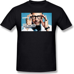 Jeff Goldblum Mens Fashion Casual Basic Short Sleeve T-Shirts
