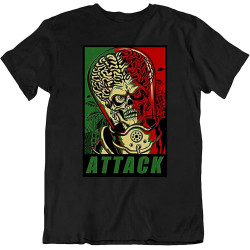 Alien Ack Tee Space Comic Mars Attacks Movie Cartoon World Gift Mens T-Shirts Alien Ack Tee Space Comic Mars Attacks Movie Cartoon World Gift Mens T-Shirts