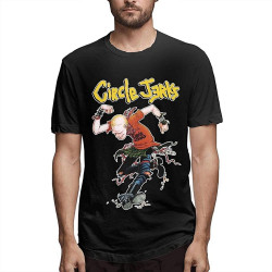 Circle Jerks T Shirt for Men's Fashion Cotton Sweat Absorbent Comfortable Black Adult Round Neck Short Sleeve Tee Top Circle Jerks T Shirt for Men's Fashion Cotton Sweat Absorbent Comfortable Black Adult Round Neck Short Sleeve Tee Top