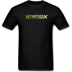 Men'S Static Logo Short Sleeve Cotton T Shirt