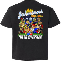 90S Big Johnson Pool Hall Back Unisex Black Men T-Shirt Big Johnson Tee