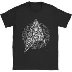 Men's Stars Treks Icons T Shirts Cotton Clothes Humorous Short Sleeve O Neck Tees Gift Idea T-Shirt Black Men's Stars Treks Icons T Shirts Cotton Clothes Humorous Short Sleeve O Neck Tees Gift Idea T-Shirt Black