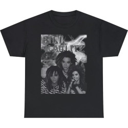Tokio Hotel Bill Kaulitz T-Shirt Short Sleeve Cotton Black