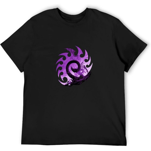 Unisex T-Shirt Starcraft Ii Zerg Silhouette Black Unisex T-Shirt Starcraft Ii Zerg Silhouette Black