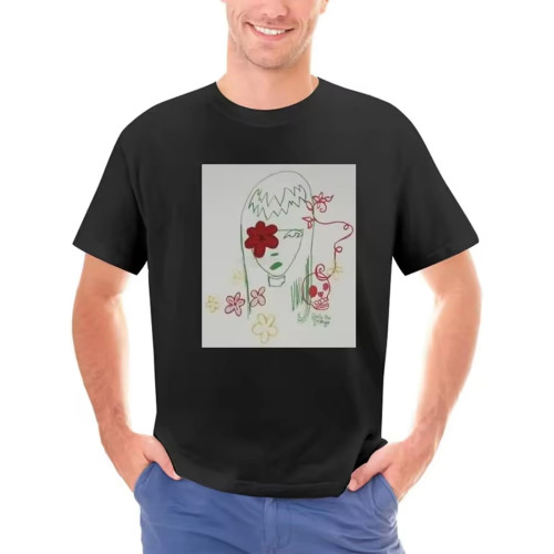 Juniors Womens White Emily The Strange Character Flower Eye Drawing Shirt Black Juniors Womens White Emily The Strange Character Flower Eye Drawing Shirt Black