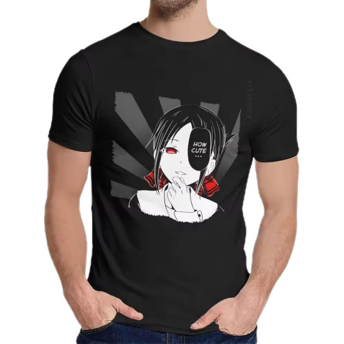 How Cute Anime Kaguya sama Love is War Shinomiya Kaguya Homme T Shirt Black How Cute Anime Kaguya sama Love is War Shinomiya Kaguya Homme T Shirt Black
