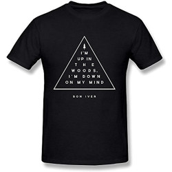 Men' Bon Iver Giftsandise Redbubble T Shirt Black