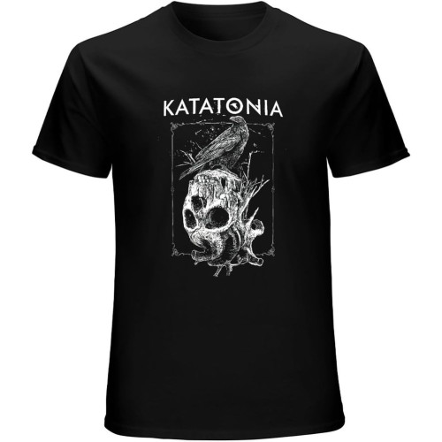 Katatonia Swedish Heavy Metal Music Band Album Graphic T-Shirt Black Katatonia Swedish Heavy Metal Music Band Album Graphic T-Shirt Black