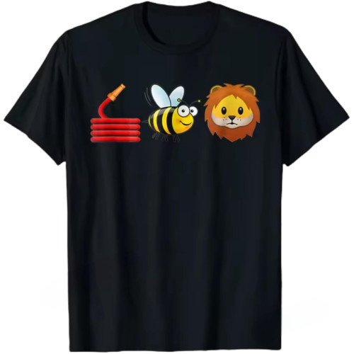 Hose Bee Lion T-Shirt I Am A Firefighter T-Shirt Black Hose Bee Lion T-Shirt I Am A Firefighter T-Shirt Black