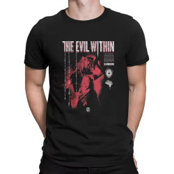 Men The Keeper Evil Within T Shirts Scary Horror Cotton Clothing Fun Short Sleeve O Neck Tee Shirt Birthday Gift T-Shirts Black