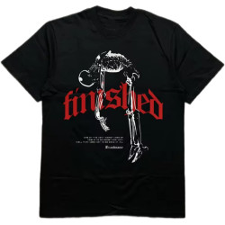 Men's Black Short - Sleeve T-Shirt, with Skeleton and_Finished_ Heat Transfers Black Men's Black Short - Sleeve T-Shirt, with Skeleton and_Finished_ Heat Transfers Black