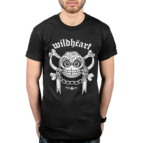 The Wildhearts for Life Men T-Shirt Endless Nameless Stop Us If Heard Tee Black