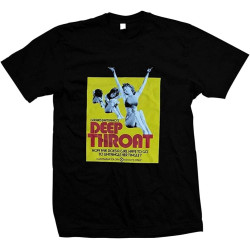 Deep Throat - Linda Lovelace - Hand Silk Screened Pre-Shrunk Men T Shirt Black Deep Throat - Linda Lovelace - Hand Silk Screened Pre-Shrunk Men T Shirt Black