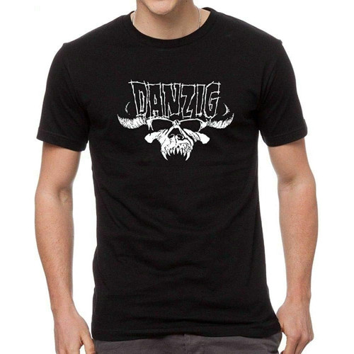 Danzig Logo Men Black T-Shirt Men Shirt Tee Black Danzig Logo Men Black T-Shirt Men Shirt Tee Black