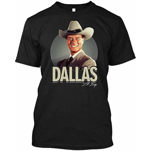 Dallas J.R. Ewing Ewing Tv Shows Series Tv Mens T-Shirt Black Black Dallas J.R. Ewing Ewing Tv Shows Series Tv Mens T-Shirt Black Black