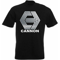 Cannon Films Retro Movie Studio Men's Short-Sleeve T-Shirt Black Cannon Films Retro Movie Studio Men's Short-Sleeve T-Shirt Black