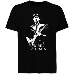 Dire-Straits-l ogo T-Shirt Black